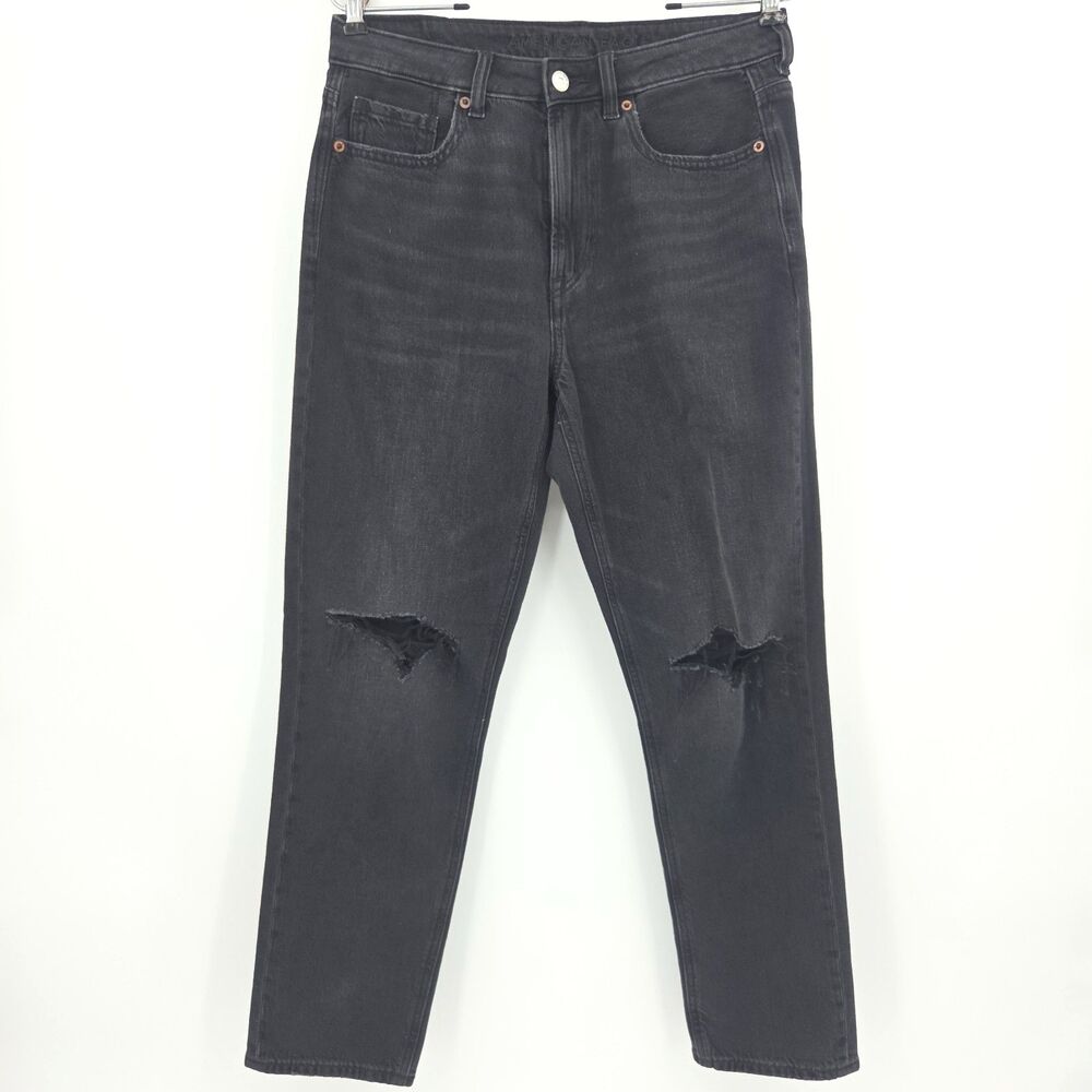American Eagle Strigid Jeans Womens Size 6 Short High Rise Distressed Grunge
